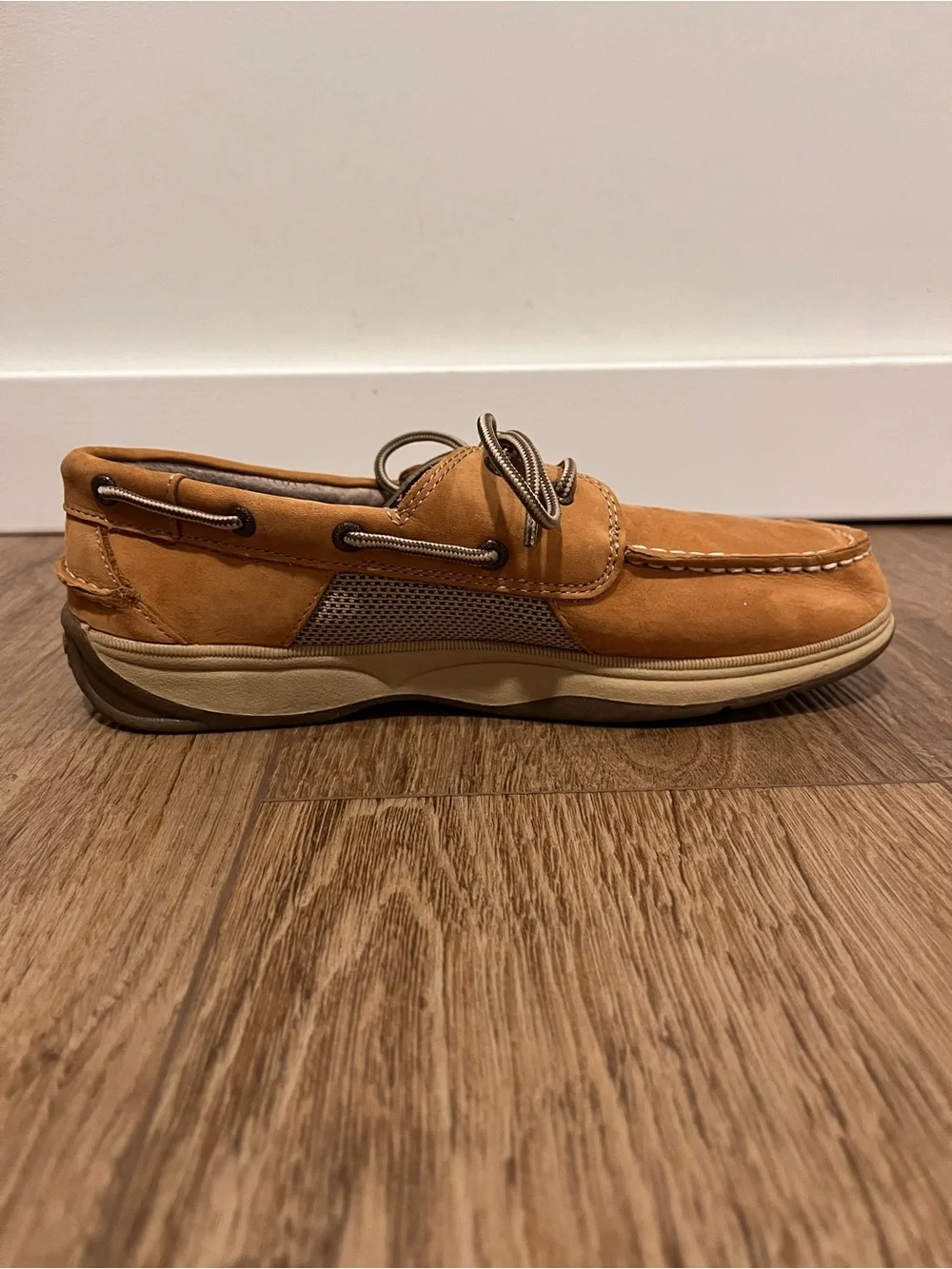 Sperry Topsider mens leather boat shoes size 7W